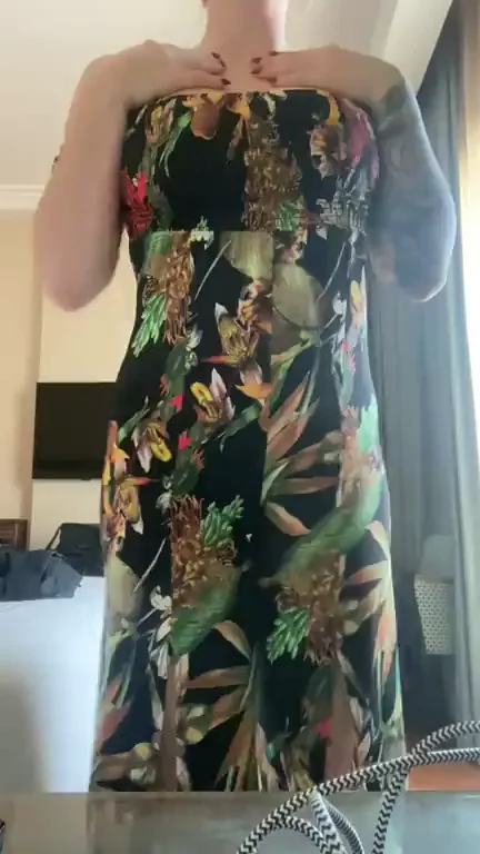 🩲 Pale Slut Teases in Tight Jumpsuit - Mind If I Bounce These Huge Tits? 🍈🍈