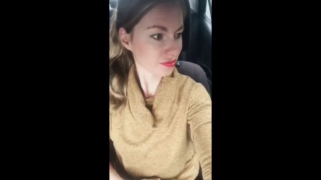Mommy's Massive Airbag Test in the Car 🚗💥🍈🍈