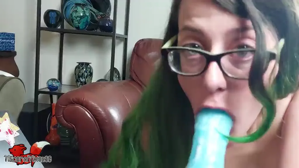 Drooling on My Fat Dildo, Craving Your Thick Cock Instead