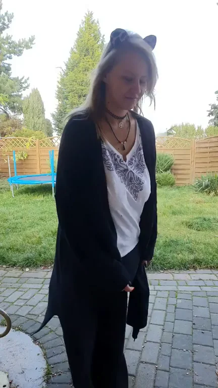 And such quick, big boobs in my garden because the neighbor is watching...heh