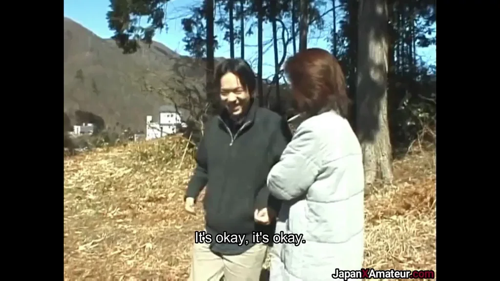 🔥 Japanese MILF Slurps Cock in Wild Forest 🍆🌳