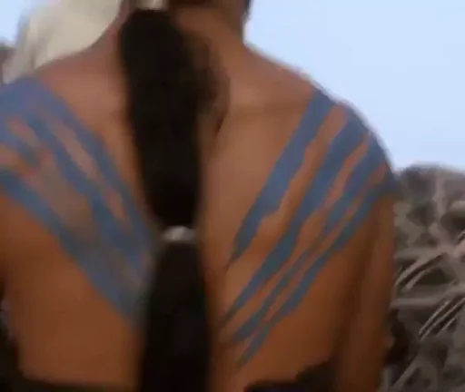 Khal Drogo taking his new little fuckdoll Daenerys( Emilia Clarke) back home