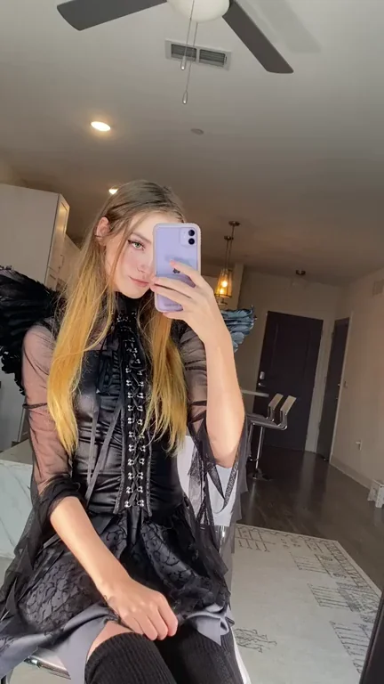 I know it’s not Halloween yet but I couldn’t resist getting naughty in this costume
