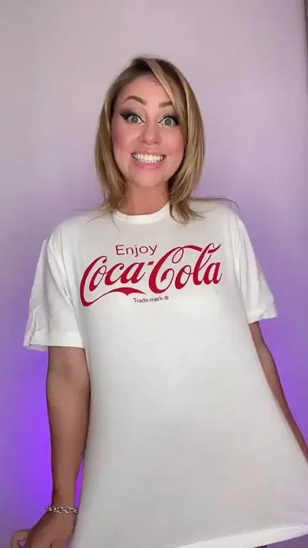 Russian Babe's Coca-Cola Tease & Tits Reveal 😘🍒