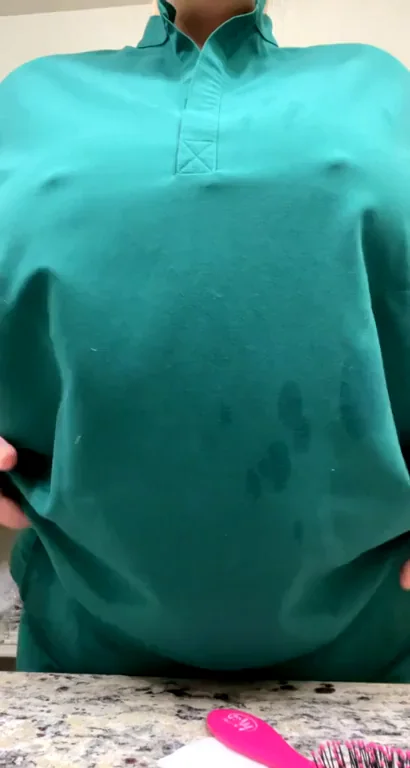 Naughty nurse doing a titty drop ?
