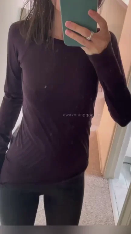 Early Morning Jog? Peek My Perky Nips First! 🏃‍♀️🍒