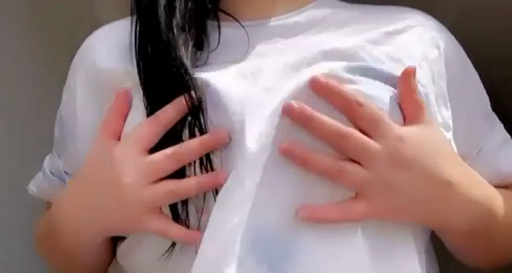 Dropping My Massive Pierced Tits Just for You 😈🍈🍈 [OC]