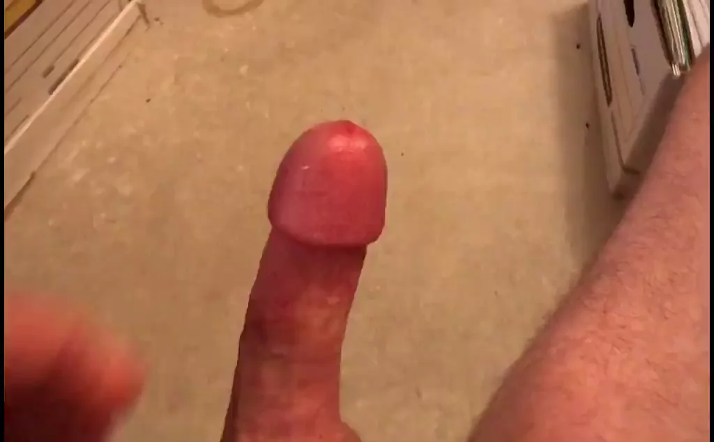 38M Desk Jerk-Off: Busting a Thick Load After Ages