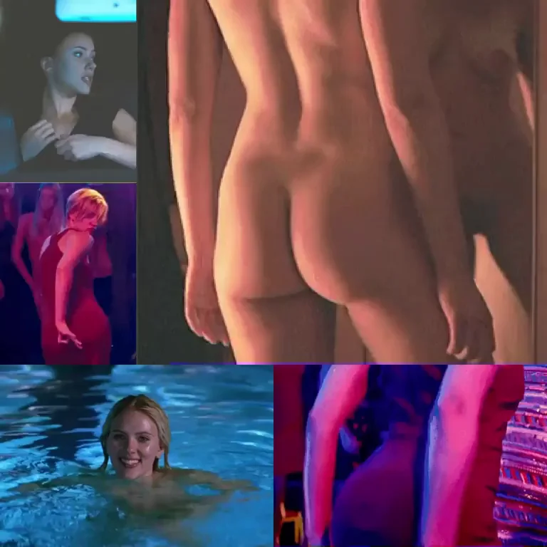 Jerking Off to Scarlett Johansson's Sexy Clips
