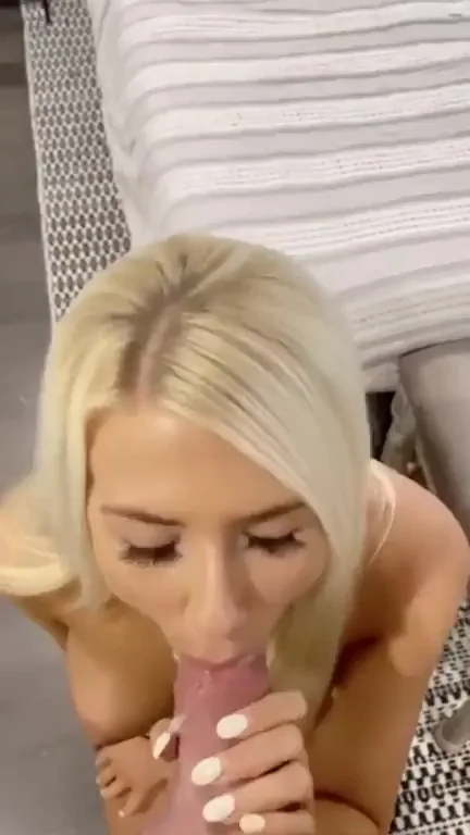 Cute Blonde Slut Devours Massive Pink Dildo Outdoors