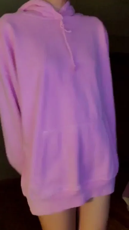 Clothed Hoodie Tease to Nude Slut Reveal 🔥🍑