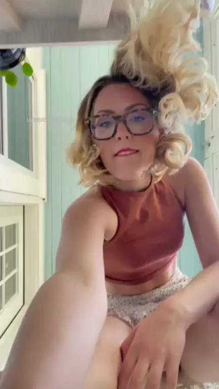 Roommate Sneaks In While I Finger My Tight Pussy Quietly