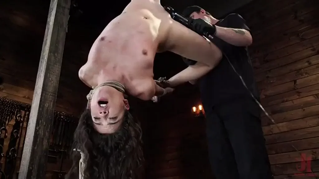 Victoria Voxxx in predicament bondage