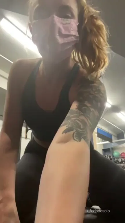 Gym Slut's Heart-Pounding Tease 💦😈 Someone Nearby Might've Caught My Naughty Workout!