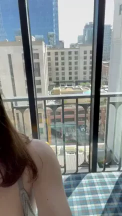 I don't mind that anyone looking up can see me naked ?