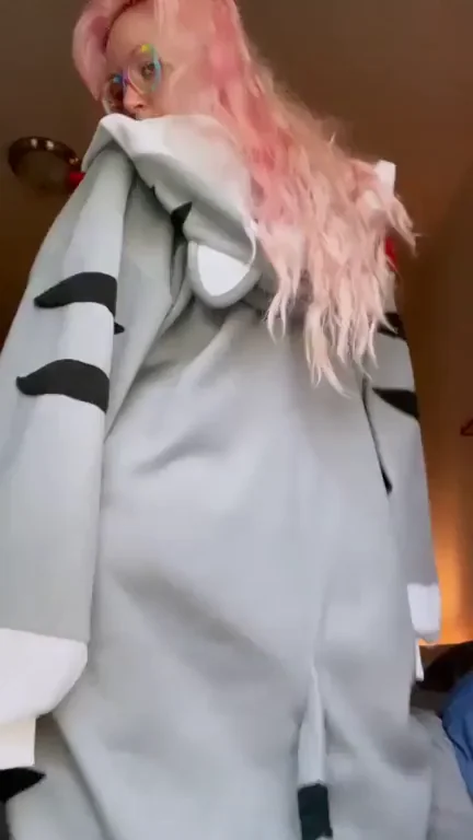 Number one reason I like my kigurumi so much... it’s comfy with nothing underneath