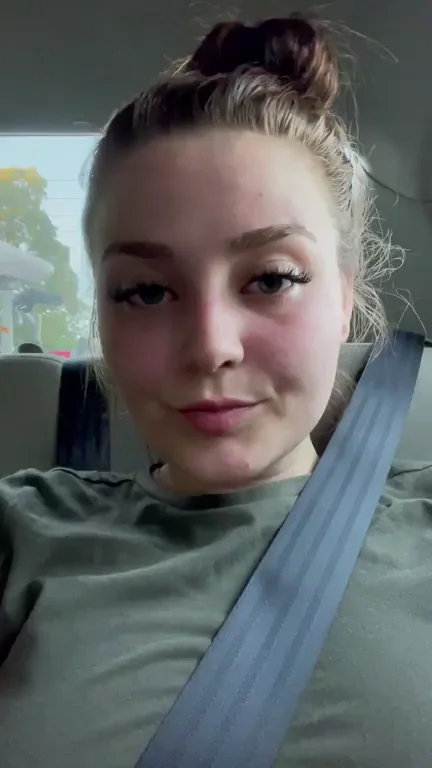 🚗 Sweaty Car Tit Flash 💦 Boob Sweat Galore