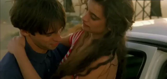 Penélope Cruz Steamy Car Makeout and Tease