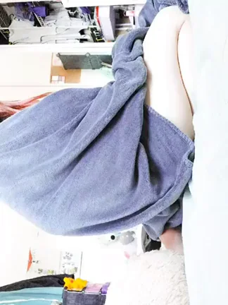 I have a new blanket ? lets get cozy under it. Naked ?