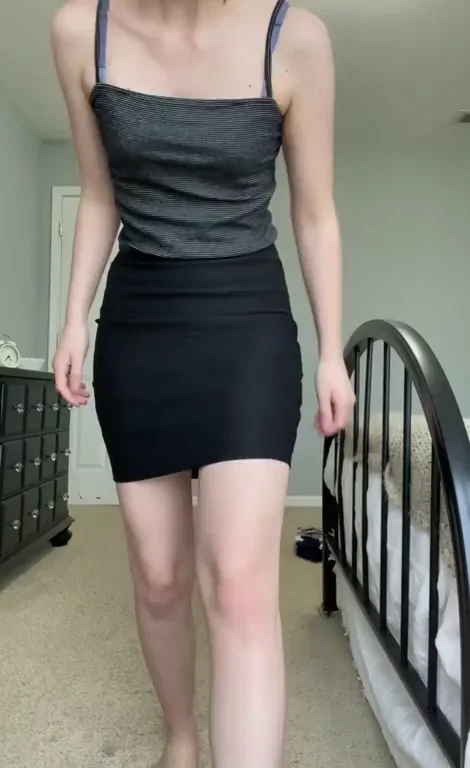My first attempt. Watch me do magic and make my clothes disappear! ?