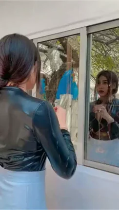 Sofia Ansari Leather Top