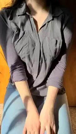 🔥 Peek Under My Shirt? Massive Tits Tease! 🍒