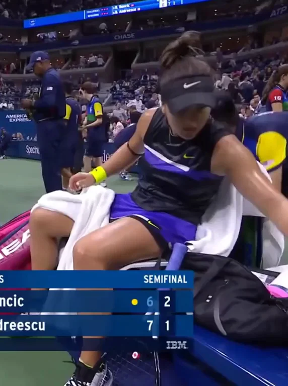 Bianca Andreescu giving everyone a treat