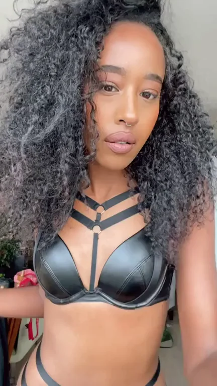 Who Wants to Grind with This Curly-Haired College Slut? 💃🔥🍑