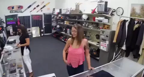 Flashing her nice boobs in public place
