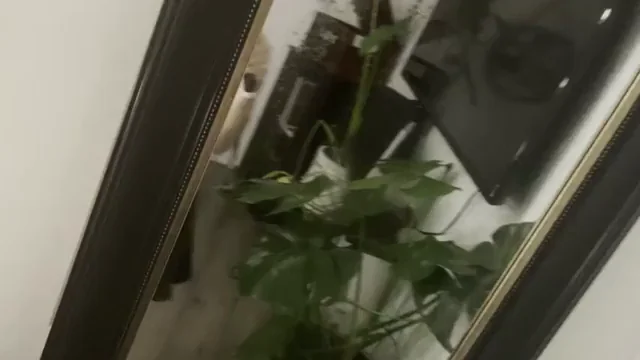 Heyy Cutie? 😘 College Slut Teases Tits in Mirror 💦