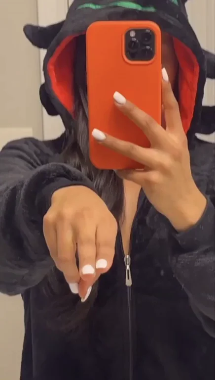 Demon Hoodie Slut Teases Her Dripping Curves in TikTok Tease