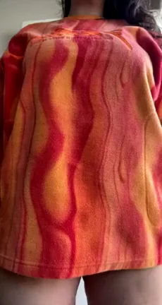 You would have expected this to be under my sweater?