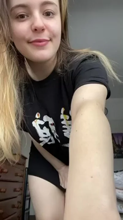 Baggy Shirt Hiding My Massive Tits Surprise 😏🍈🍈