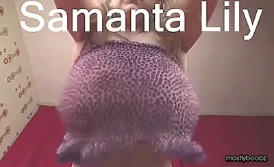 Samantha Lily's Massive Tits Slap Slap Slap 🍈🍈💥