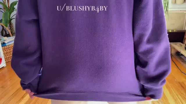 College Slut's Teasing Pussy Reveal in Oversized Hoodie