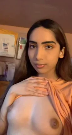 would you suck my small Mexican tits?