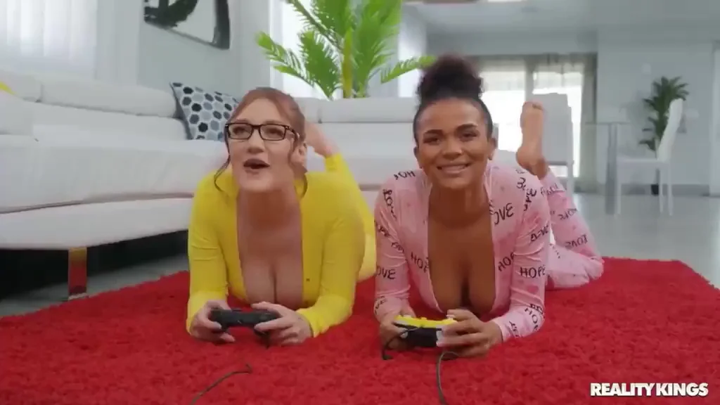 Alina Ali & Aria Kai Butt Flap Sluts Skip Fap for Real Cock Pt. 2 🍑🎮💦
