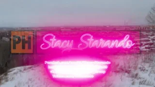 🔥 Russian Fur Coat Slut Stacy Starsando's Winter BJ & Fuck 🍆❄️
