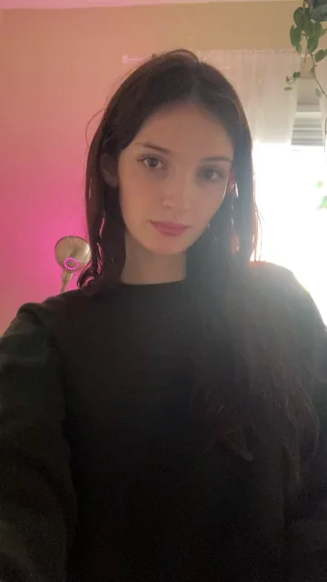 What are you looking at, my boobs or my eyes? :P