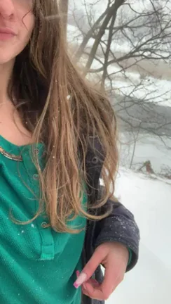 In a blizzard