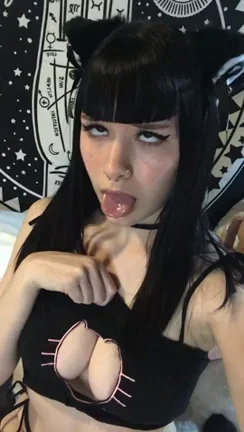 Drool-Slurping Catgirl Ahegao 😻💦 'Wanna Make Me Spit on Your Cock?'