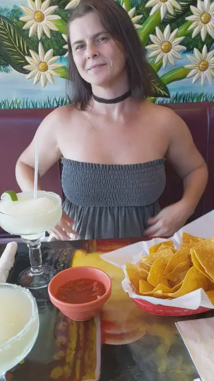 Our dates include showing my boobs in the restaurant, fyi ;)
