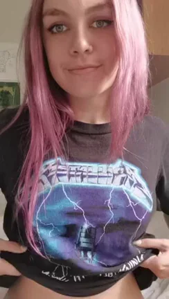 Dorm Room Pink-Haired Titty Drop 🔥🍈🍈