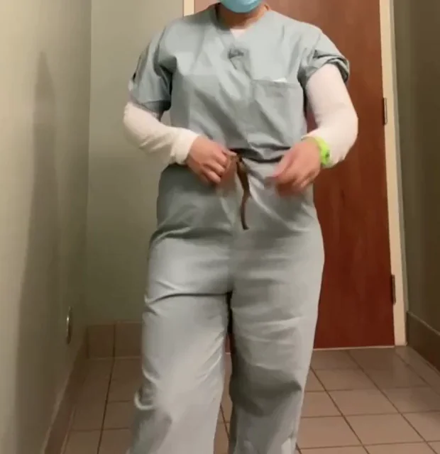 (OC) My hospital’s scrubs always hide my curves