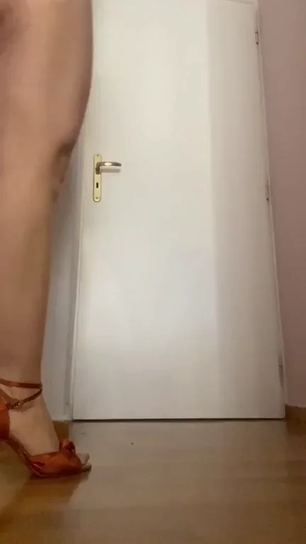 POV: We’re roommates and you open my door the minute I dropped my panties.