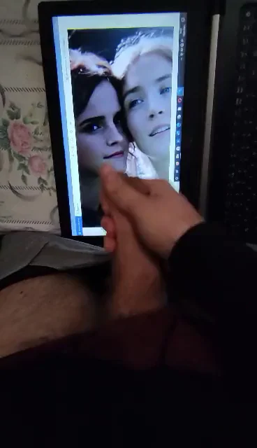 Bud's Thick Cock Jerks Wild to Emma Watson & Saoirse Ronan Celeb Tribute Blast