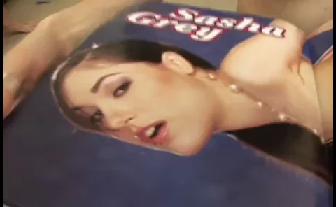 Sasha Grey the Cum-Hungry Slut Licks Up Sticky Tribute