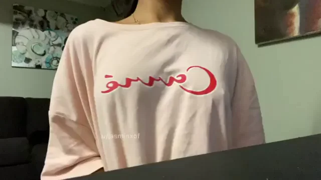 dropping my Indian titties from under my shirt (f)