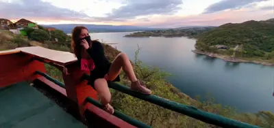 🔥 Natural Redhead's Outdoor Tease: Exhibitionist Views, Squirt & Deepthroat Promo 🌅💦🍆