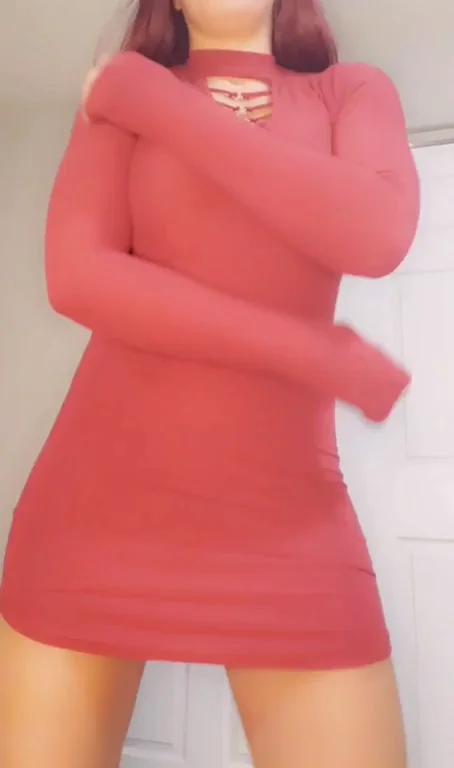 Red Dress Hugs My Massive Ass Perfectly